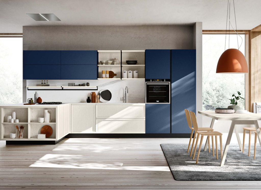 arredo cucina con penisola