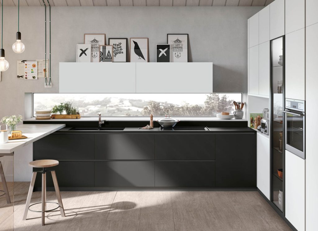 cucina con penisola piccola