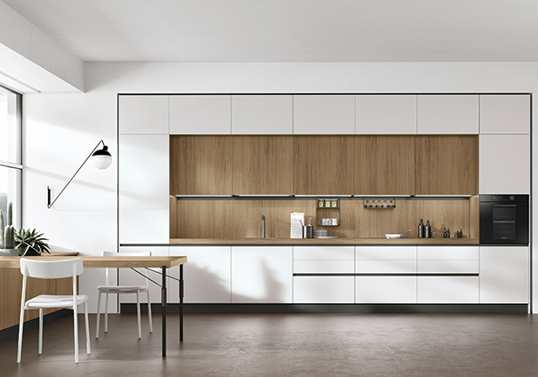 Cucina Moderna Bianca Pavimento Scuro Pavimenti Cucina Moderna, Le