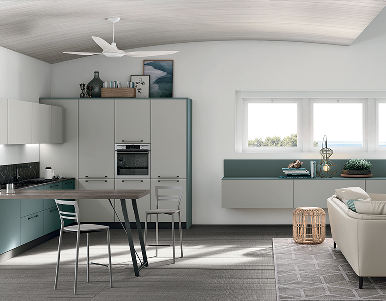 piccolo living e cucina