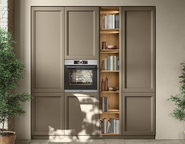cucina moderna con elettrodomestici inclusi