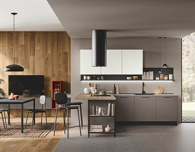 cucina a living