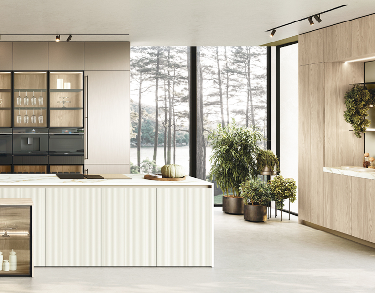 cucina moderna bianca